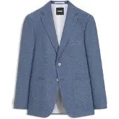 BOSS Blazer Slim en mélange de laine vierge à motif