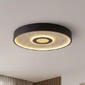 LumenXL Plafonnier Deimos dimmable à 3 étapes LED - noir et beige