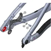 Ghost Bikes E-asx Abs Brake Mounts Argenté