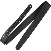 Richter Raw IV Nappa Black Black Courroie de guitare