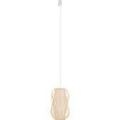 Nowodvorski Lighting Suspension PUKET M bois naturel-blanc 1xE27x25W bambou dim. : 160x26x26 cm IP20 Lighting