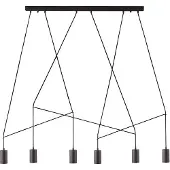 Lyora Lampe suspendue de bureau Imbria 6 lumières