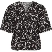 We fashion Chemisier marron / noir / blanc