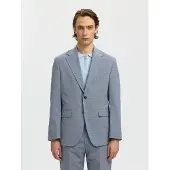 Selected Classique En Laine Mélangée Blazer Homme Bleu 46