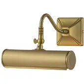 Elstead Lighting Applique murale Picture Light en laiton brossé, 1xE14x40W, métal, dimensions : 13,5 x 19 x 20 cm, IP20, Elstead