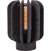 Lucide Lampe de table noire et grise E27 Rafal