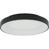 Lyora Plafonnier rond Nikki Round noir Ø 60cm