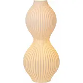 Lucide Lampe de table glamour en porcelaine blanche 40 cm E14 Momoro