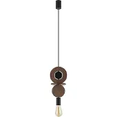 Lyora Suspension design Drops Wood C 1-bois clair