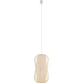 Nowodvorski Lighting Suspension PUKET L bois naturel-blanc 1xE27x25W bambou dim. : 160x30x30 cm IP20 Lighting