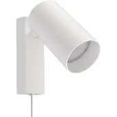 Lyora Lampe de lecture pour chambre à coucher Mono blanc