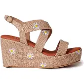 Toni pons Sidney Esparto Wedge Sandals Beige,Marron EU 39 Femme