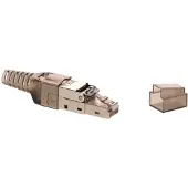 Dsit S/FTPCat.7 Câble brut Connecteur réseau sans outil RJ45