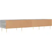 vidaXL Armoire TV Gris Sonoma 150x36x30 cm Bois composite