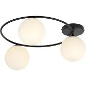 Emibig Plafonnier 3xE14 10 W SOPRA 3 abat-jours blancs 1257/3