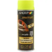 Motip Peinture Elastomere Pelable Jaune Fluo 400ml Spray Plast