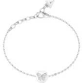 GUESS Borboleta Armband, (18.50 cm, Acier inoxydable)