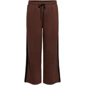 ONLY Pantalon 'CARLeah' brun foncé