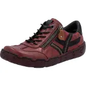 Rieker Baskets basses rouge / noir