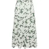 Vero moda Jupe 'VMCdicthe' olive / blanc cassé