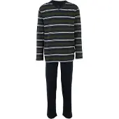 Ceceba Pyjama long bleu marine / kaki / blanc
