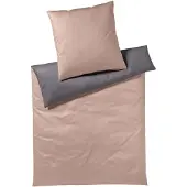 JOOP! Housse de couette noisette / gris foncé