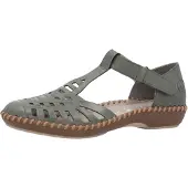 Rieker Chaussure basse vert / olive