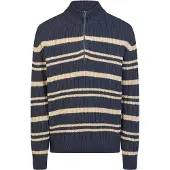 Pierre Cardin Pull-over beige / bleu foncé