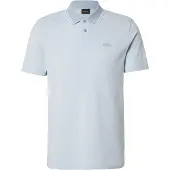 HUGO BOSS T-Shirt 'Peoxford' bleu clair / blanc