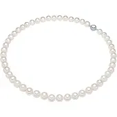 Valero Pearls Chaîne argent / blanc perle