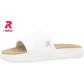 Rieker Pantoufles pour femmes W3250-80 weiss 39