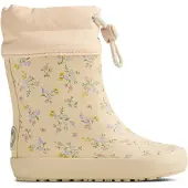 Wheat Bottes en caoutchouc 'Zerro' jaune pastel / vert / abricot / rouge