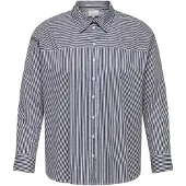 ONLY Chemisier 'CARKARIN ' bleu nuit / blanc