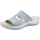 Jana Mule bleu clair / jaune