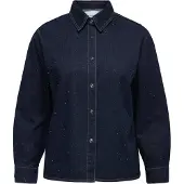 ONLY Chemisier 'CARMaggie' bleu foncé