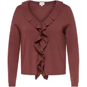 ONLY Carmakoma Cardigan 'CARLuis' rouge carmin