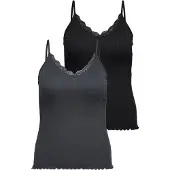 ONLY Haut 'CARSILLE' gris foncé / noir