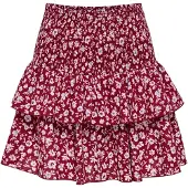 ONLY Jupe 'ONLZOEY' bleu clair / canneberge / blanc