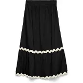Vero moda Jupe beige / noir