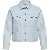 ONLY Carmakoma Veste mi-saison 'CARElsa' bleu clair