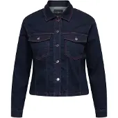 ONLY Veste mi-saison 'CARWILLY' bleu foncé