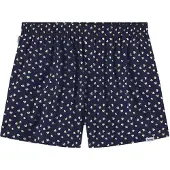 Pockies Boxers 'Popcorn' bleu marine / blanc naturel