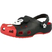 Crocs Sabots 'Mickey Mouse' rouge feu / noir / blanc