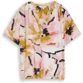 Tom Tailor Chemisier moutarde / rose / rosé / noir