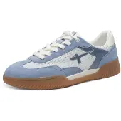 Tamaris Baskets basses bleu clair / blanc