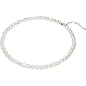 Valero Pearls Chaîne argent / blanc perle