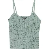 Superdry Cotton Cami Sleeveless Top Vert XS Femme
