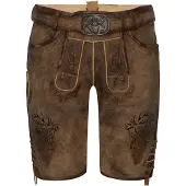 Spieth & Wensky Pantalon folklorique 'Marc' brun foncé