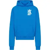 Mister tee Sweat-shirt 'LA Wings' bleu cobalt / blanc