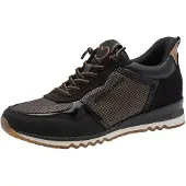 Marco Tozzi Baskets basses bronze / noir